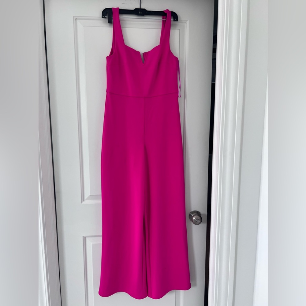 Express Vibrant Pink Jumpsuit